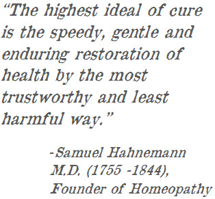 Homeopathy samal hahnemann